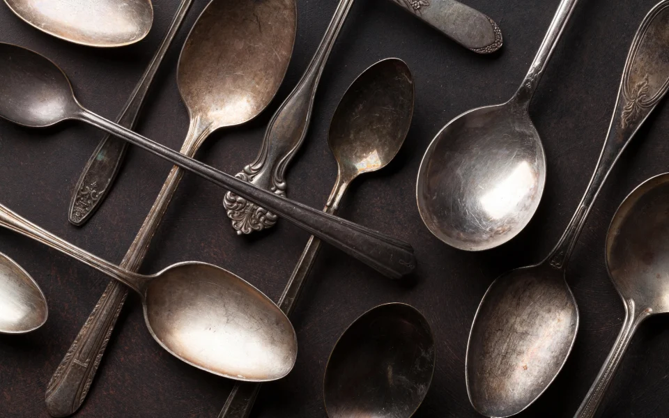 Scrap silver flatware