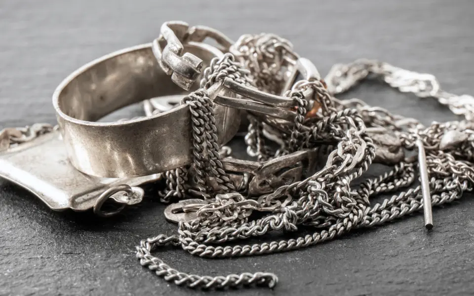Palladium scrap jewelry materials
