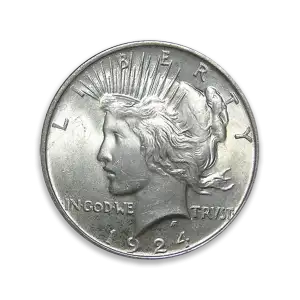 Peace Dollar (1922-1935) - Circulated