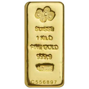 1kg PAMP Gold Bar - Cast (2)