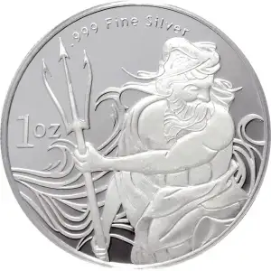 1 oz Trident - Silver Round (2)