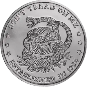 1 oz Silver Round - Don’t Tread on Me (2)