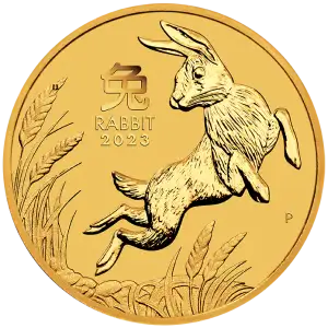 2023 1/2oz Australian Perth Mint Gold Lunar III: Year of the Rabbit (2)