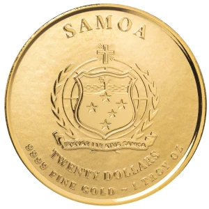 2025 1 oz Samoan - Commander Charlemagne Gold Coin (2)