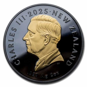 2 oz Silver Black Proof Round - 2025 (2)