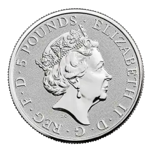 2023 2oz The Royal Tudor Beast Yale Of Beaufort Silver (2)
