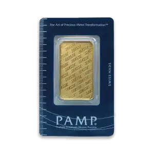 1oz PAMP Gold Bar - Suisse Repeater