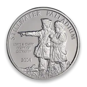 1oz Johnson Matthey / Stillwater Palladium Round